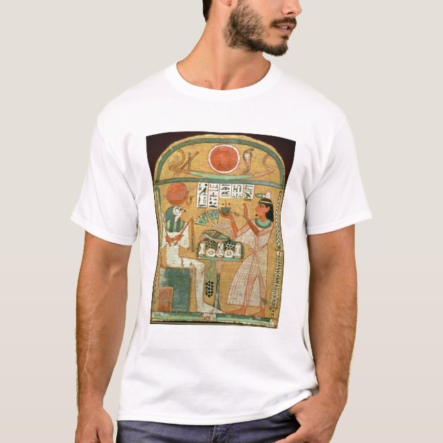 Camiseta Ofenmut que oferece a Osiris, Stele de Ofenmut de (Frente)
