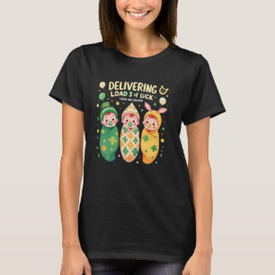 Camiseta Oferecendo cargas de mão de obra e enfermeira de e