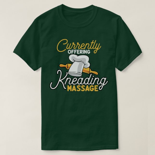 Camiseta Oferecendo Massagem de Aproximação (Frente do Design)