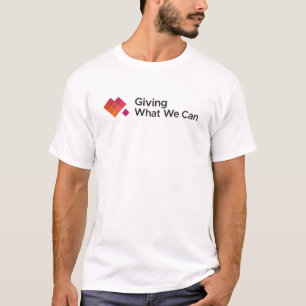 Camiseta Oferecendo o que podemos usar com o logotipo