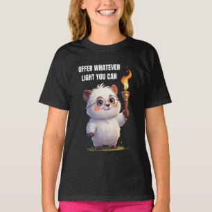 Camiseta Oferecer Qualquer Luz Que Possa Ser Motivada