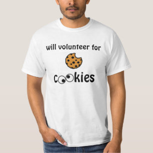 Camiseta Oferecer-se-á para biscoitos! T-shirt