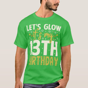 Camiseta Oferta de Aniversário para 13 de Festa Brilhante