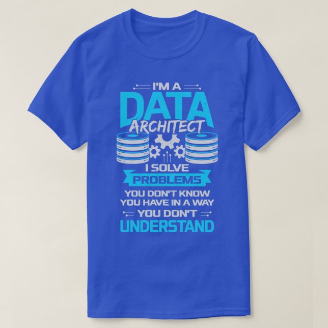 Camiseta Oferta de arquitetura de dados engraçada (Frente do Design)