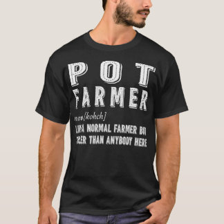 Camiseta Oferta de Definição do Agricultor de pote
