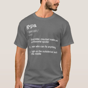 Camiseta Oferta de Dia de os pais de Definição GPa