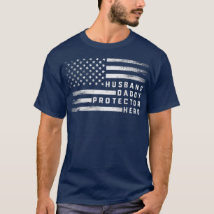 Camiseta Oferta de Dia de os pais Herói para Proteção do Pa