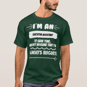 Camiseta Oferta de emprego de assistente executivo para cad