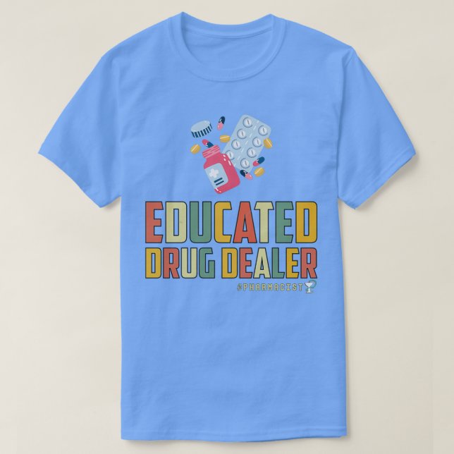 Camiseta Oferta De Farmacêutico Educado (Frente do Design)