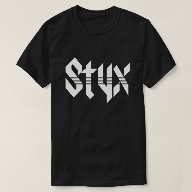 Camiseta Oferta De Música Do Styx Banda Tribute Design (Frente do Design)