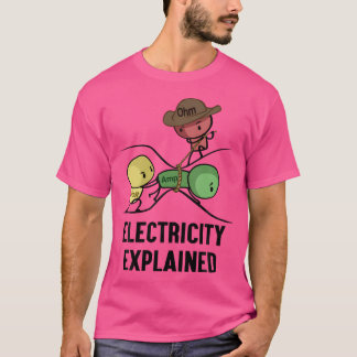 Camiseta Oferta de Nerd de Física Explicada para Eletricida