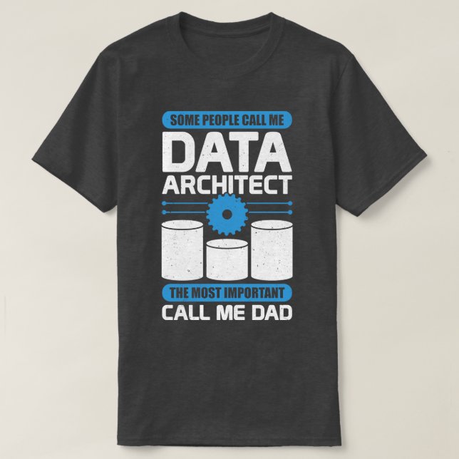 Camiseta Oferta de Pai do Arquiteto de Banco de Dados da Ar (Frente do Design)