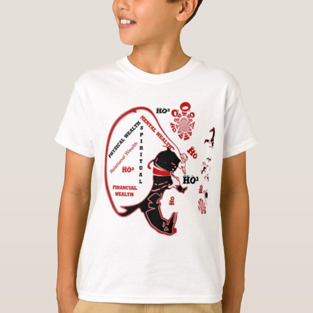 Camiseta Oferta de Papais noeis Secretos - Prosperidade e R (Frente)