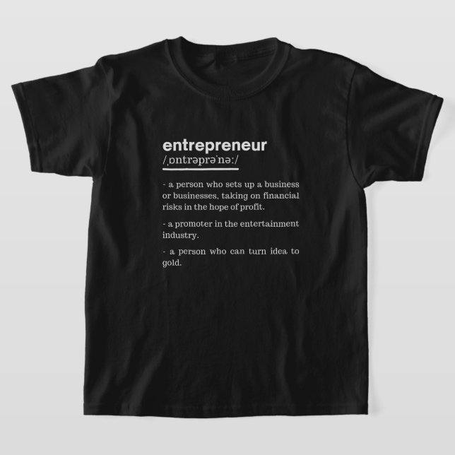 Camiseta Oferta de Proprietário de Negócios Engraçado Defin (Postura )