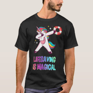 Camiseta Oferta de protetor de vida Unicórnio de salva-vida