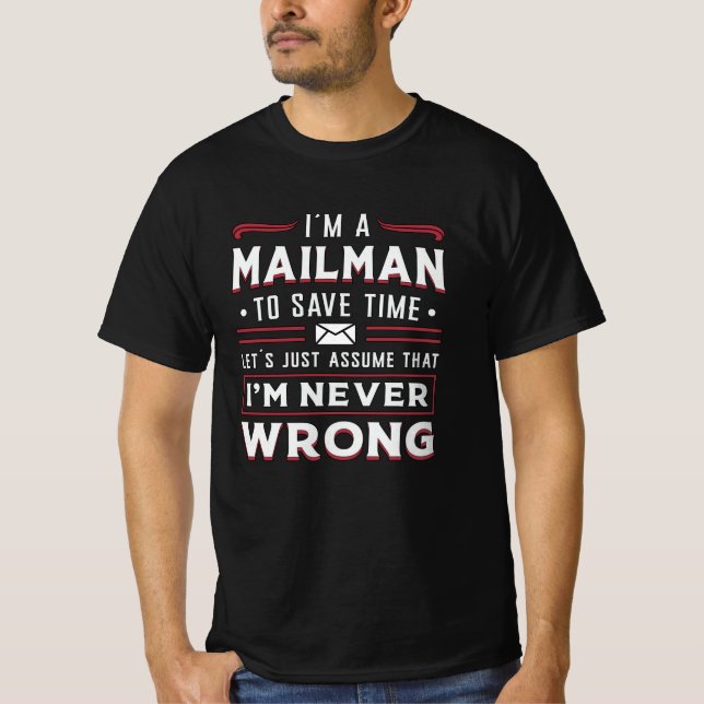 Camiseta Oferta de Serviço de Correio de Posto no Dia do Co (Frente)