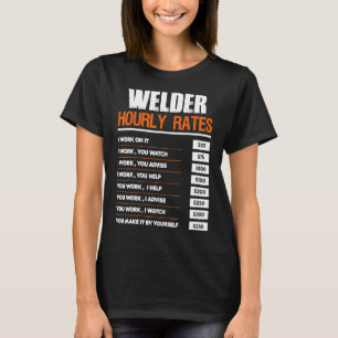 Camiseta Oferta De Soldadura Por Tarifa Horária De Soldadur