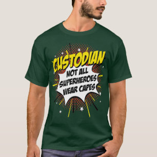 Camiseta Oferta de superpotência de superherói de custód