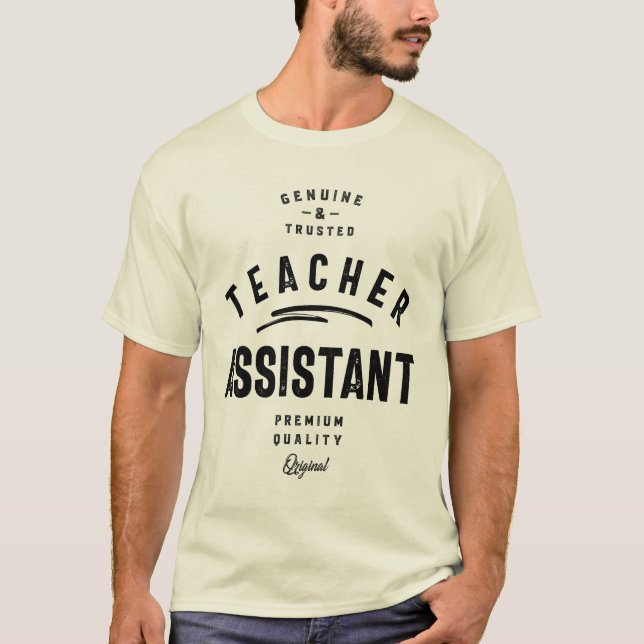 Camiseta Oferta de Título de Trabalho do Assistente de Prof (Frente)