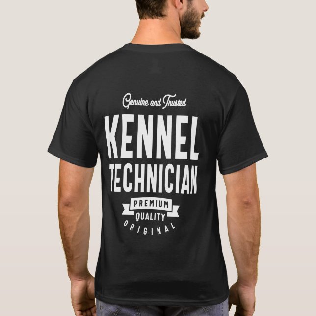 Camiseta Oferta de Título de Trabalho Técnico do Kennel (Verso)