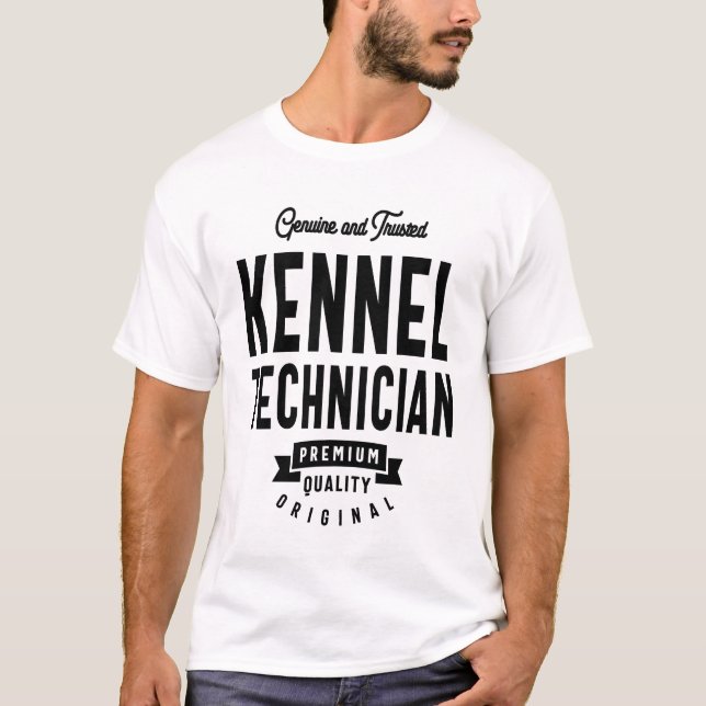 Camiseta Oferta de Título de Trabalho Técnico do Kennel (Frente)
