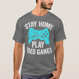 Camiseta Oferta de vídeo para ficar em casa Reproduzir Vide