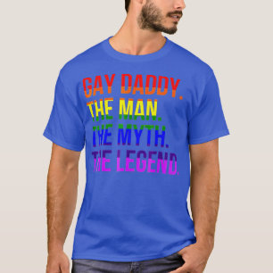 Camiseta Oferta do Dia de os pais Pai LGB Pride gay do Pai