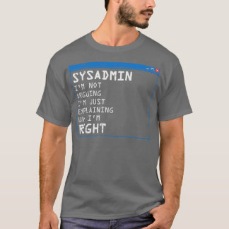 Camiseta Oferta engraçada de Administração de TI para PC Sy