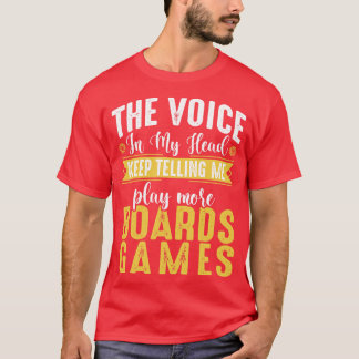 Camiseta Oferta engraçada de jogos de Conselho Jogue mais j