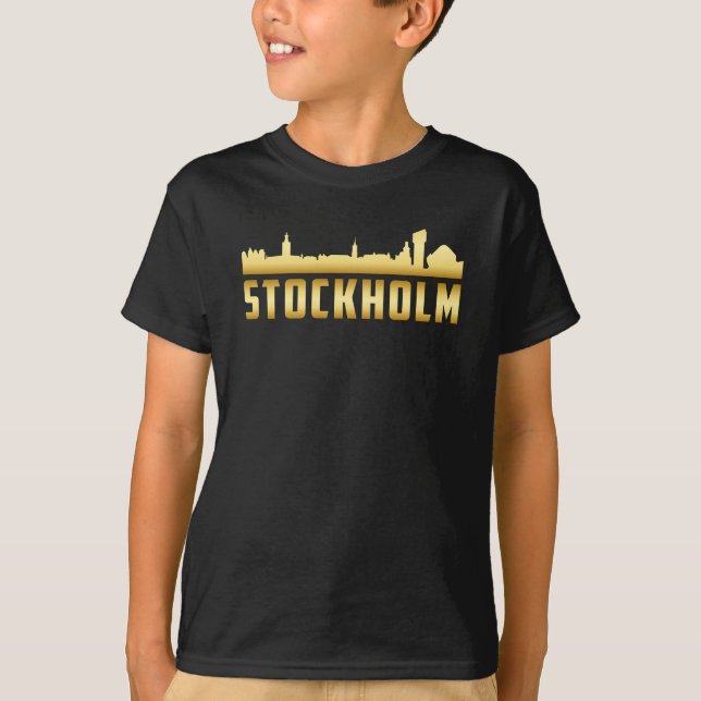 Camiseta Oferta Engraçado de Cityscape Funny na Cidade de E (Frente)