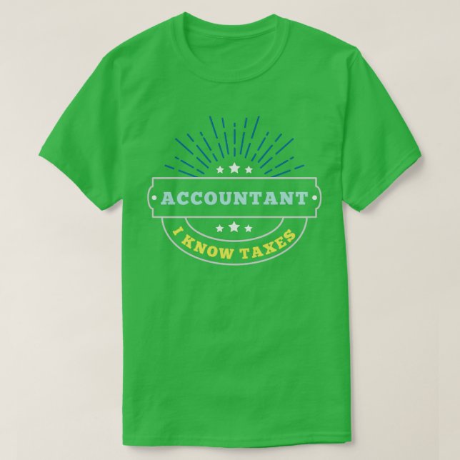 Camiseta Oferta Funny Gift do Serviço de Contabilidade do C (Frente do Design)