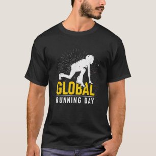 Camiseta Oferta Global de Dia de Execução para Execução de