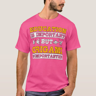 Camiseta Oferta Importante de Origami Animais de Educação