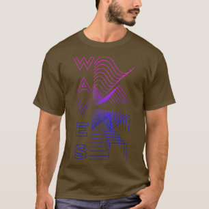 Camiseta Oferta modular de Design de áudio digital de onda