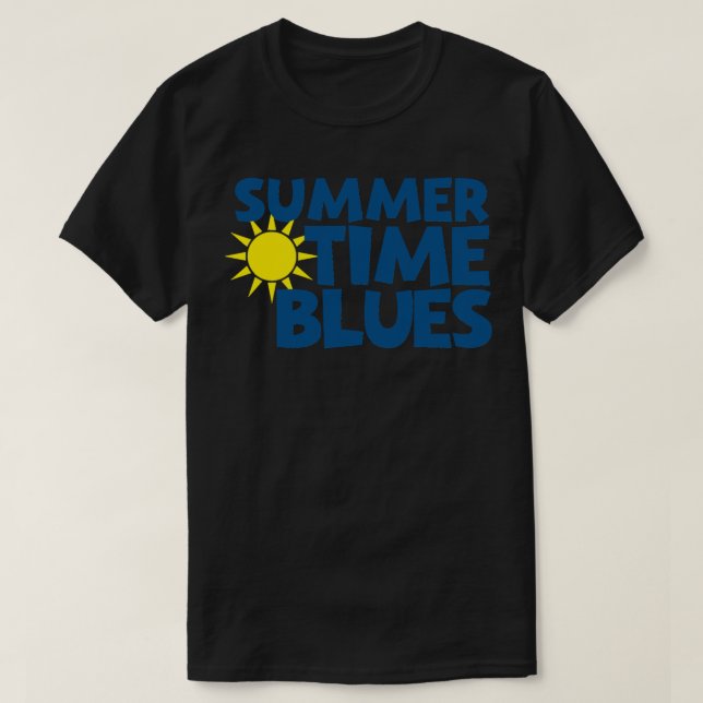 Camiseta Oferta para Homens no Verão Blues Citação Eddie Co (Frente do Design)