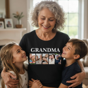 Camiseta Oferta Personalizada de Colagem de Fotografias da 