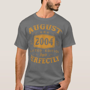 Camiseta Ofertas com 18 anos agosto de 2004 Edição limitada