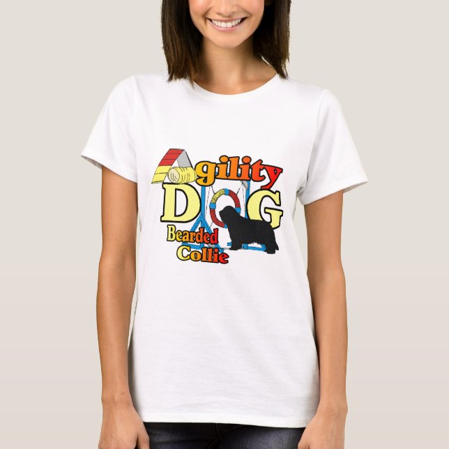 Camiseta Ofertas de Agilidade Collie (Frente)