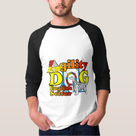 Camiseta Ofertas de agilidade para setter inglês