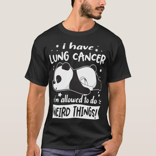 Camiseta Ofertas de conscientização do Cancer pulmonar (Frente)