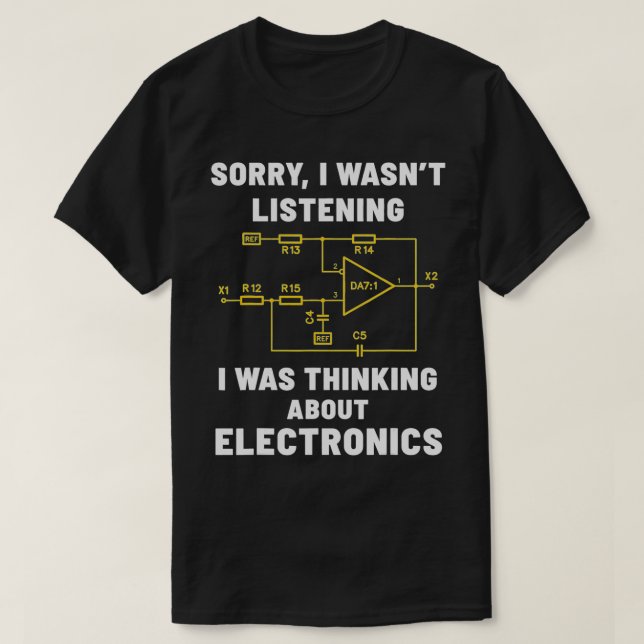 Camiseta Ofertas de engenheiro eletrônico Funny ELEC (Frente do Design)