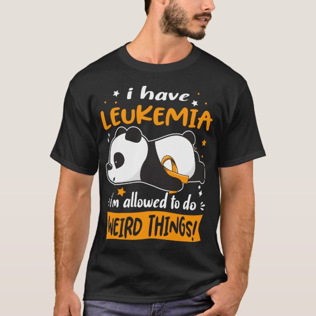 Camiseta Ofertas de Sensibilização para a Leucemia (Frente)
