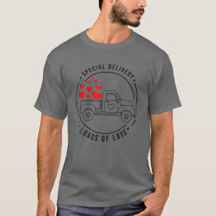 Camiseta Ofertas Especiais De Caminhão De Coração De Amo