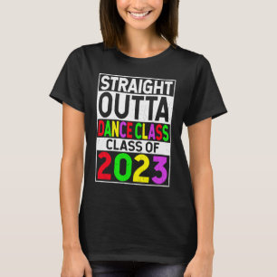 Camiseta Ofertas para Graduação da Classe de Dança de Saída
