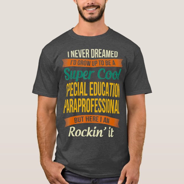 Camiseta Ofertas Paraprofissionais de Educação Especial (Frente)