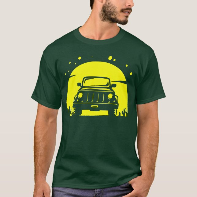 Camiseta Off Road Adventure Sport Retro girl (Frente)
