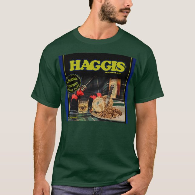 Camiseta Offal dos carneiros da marca de Haggis (Frente)
