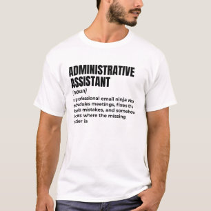 Camiseta Office Humor: Assistente Administrativo