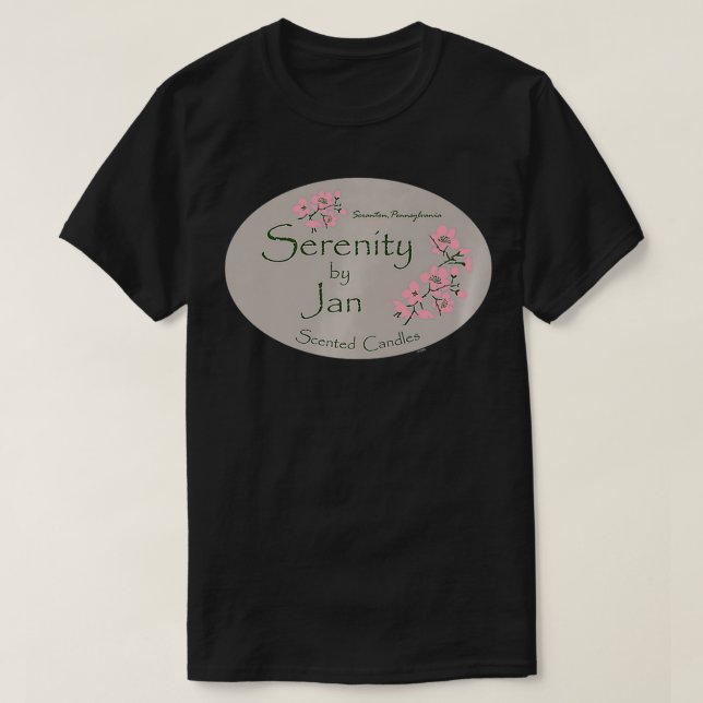 Camiseta Office Serenity por Jan Premium (Frente do Design)