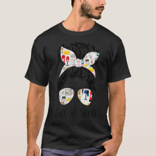 Camiseta Office Squad Administrative Assistant Messy Bun 10
